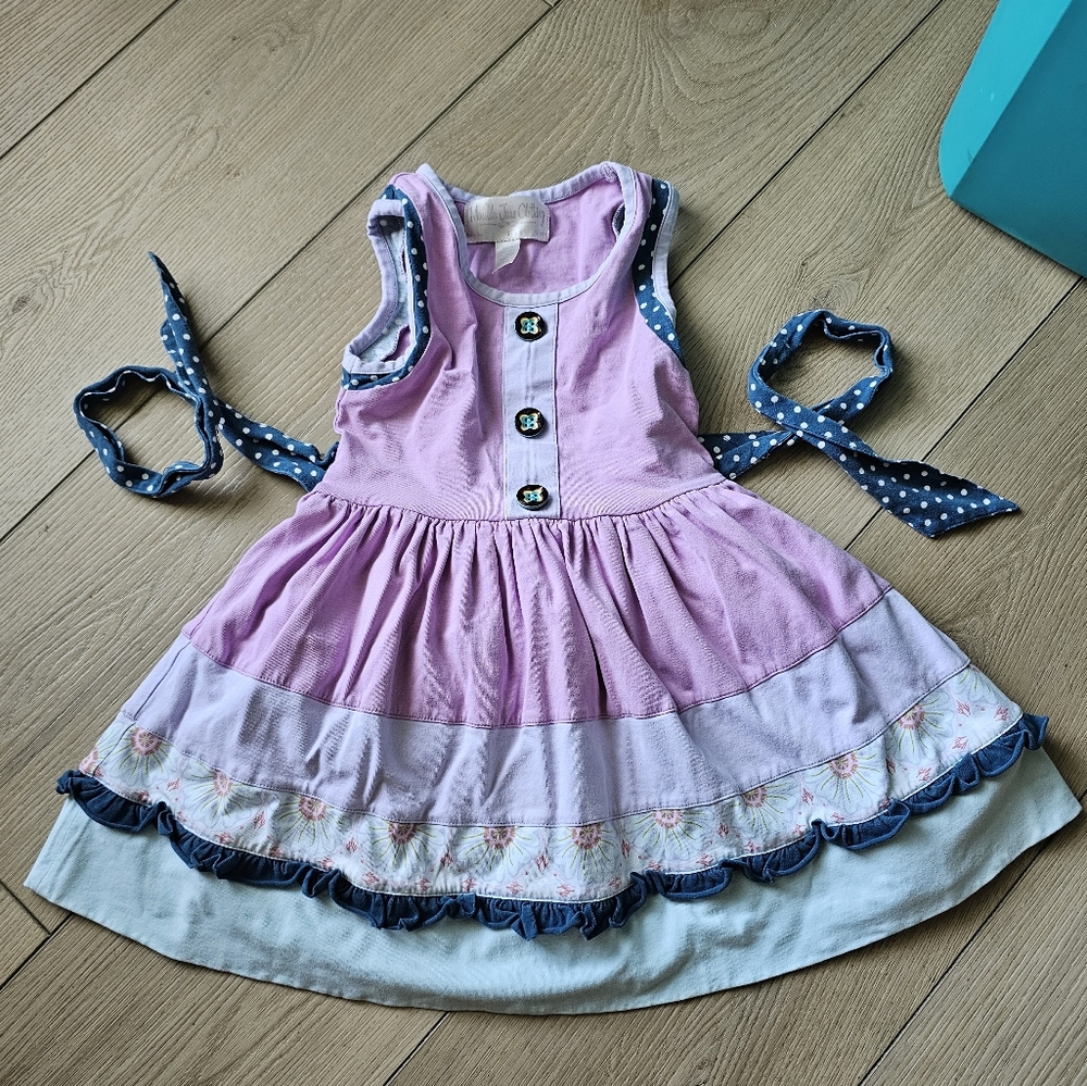 Matilda Jane Purple and Polka Dot Dress